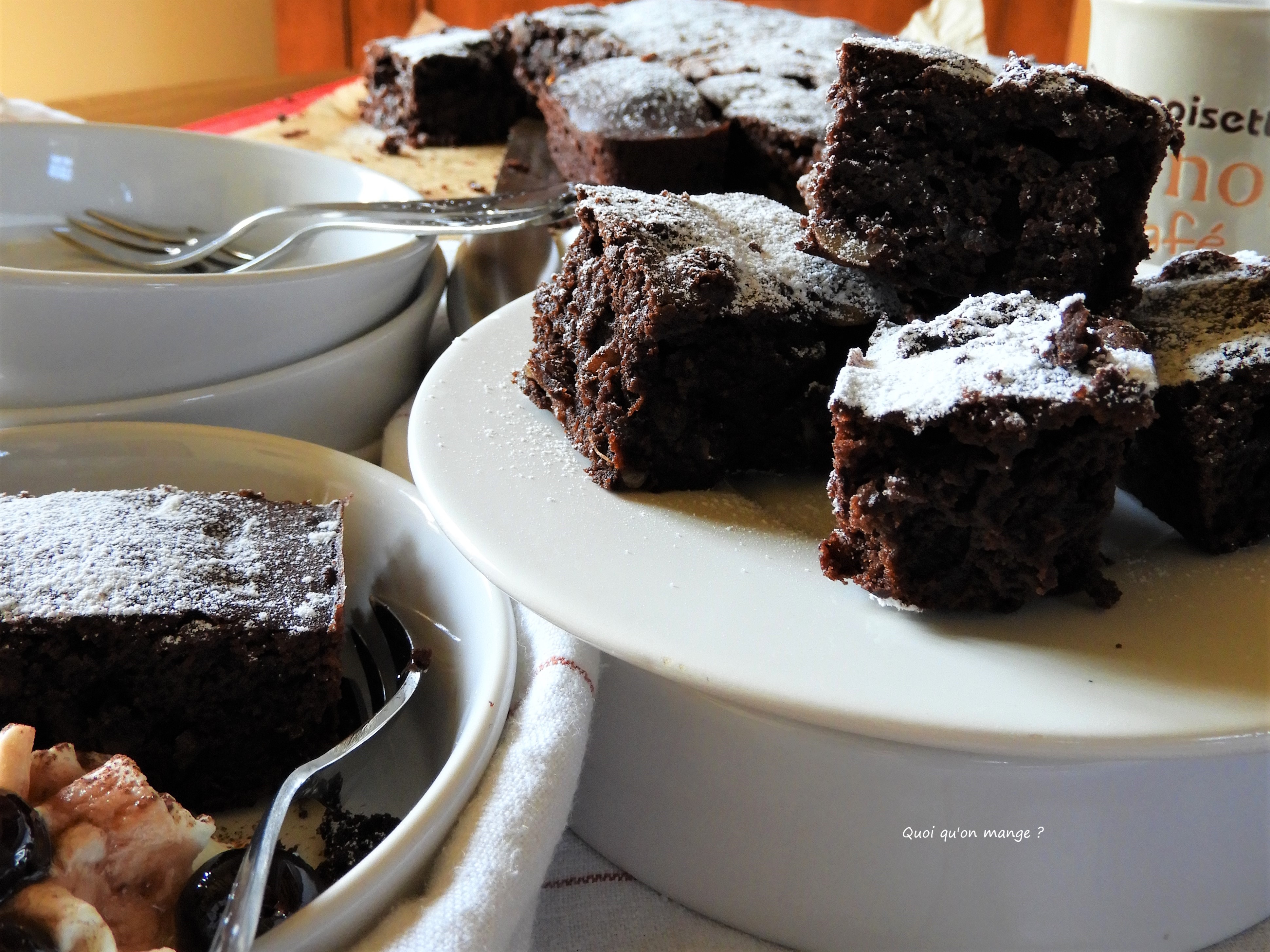 Brownies mix de fruits secs, saveur la bière brune