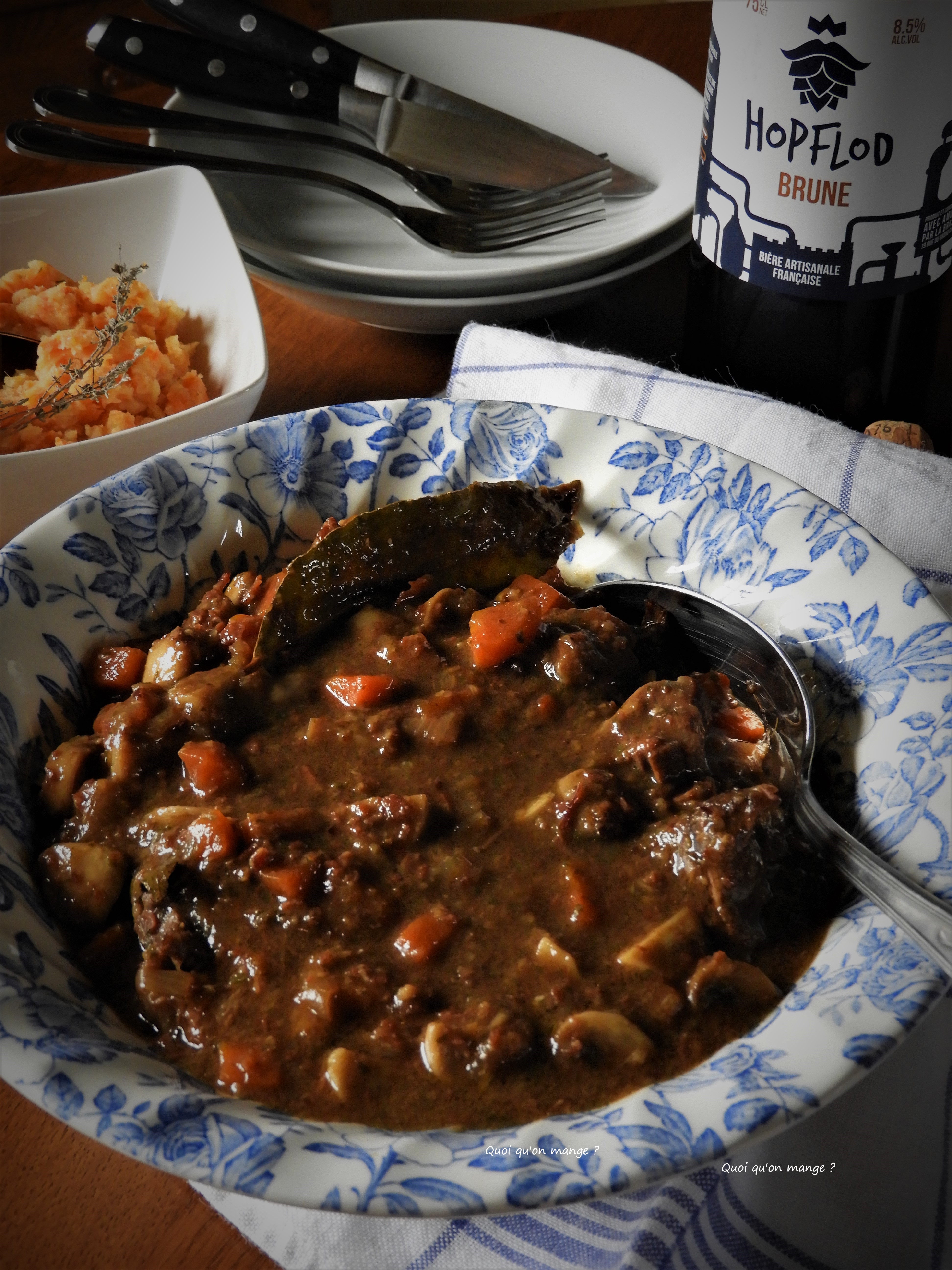 Mijoté de bœuf à la bière
