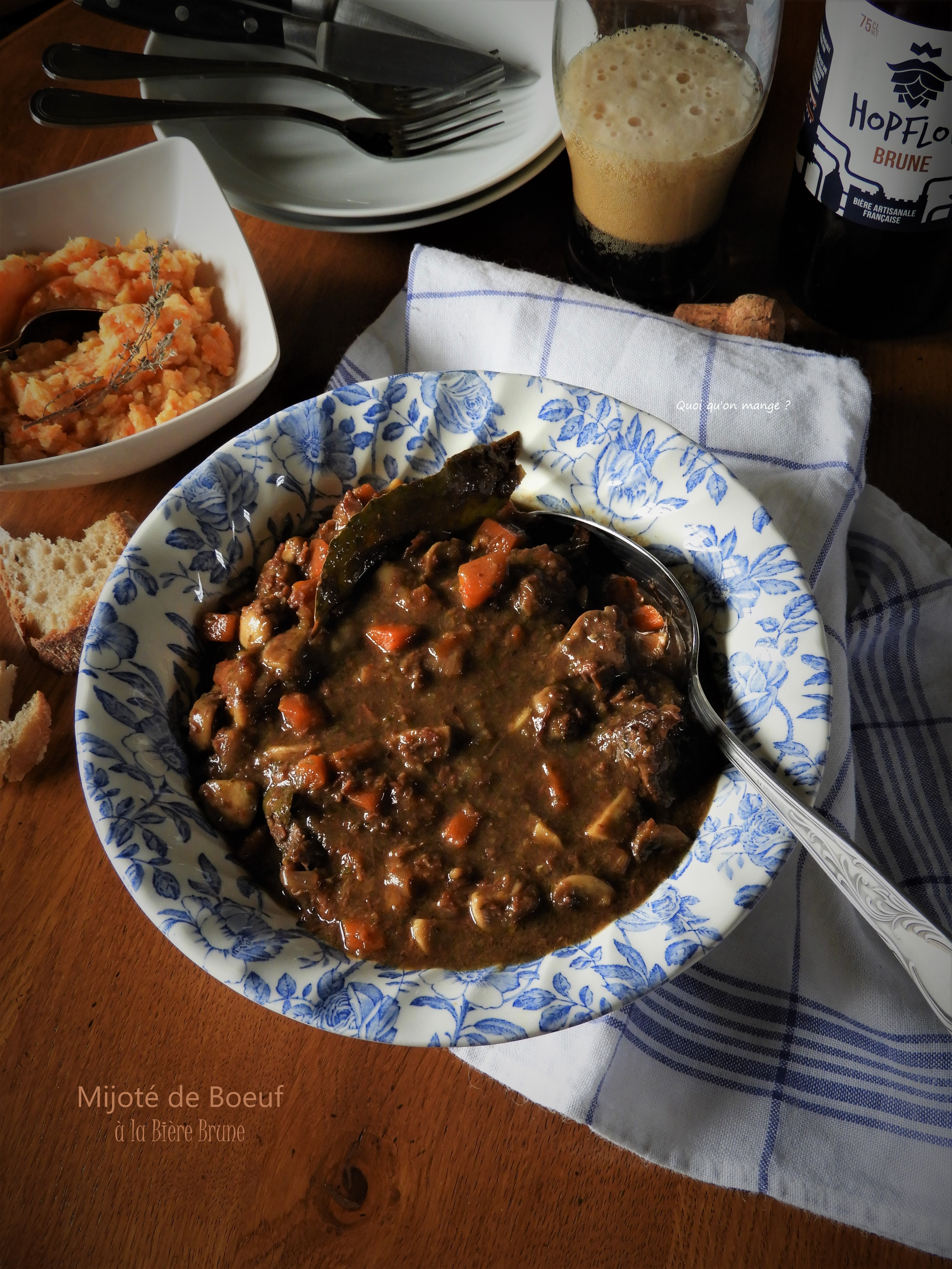 Mijoté de bœuf à la bière