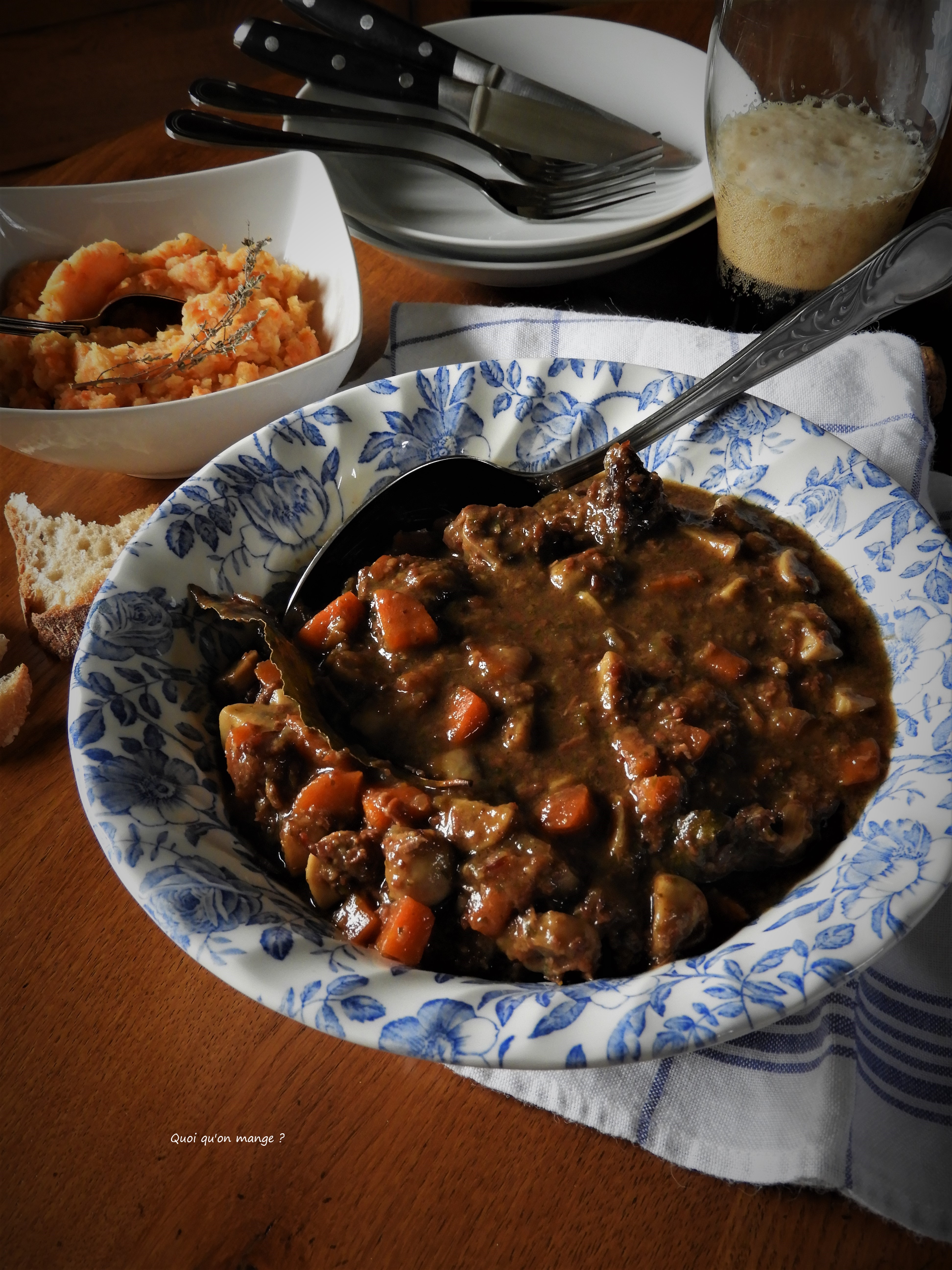 Mijoté de bœuf à la bière