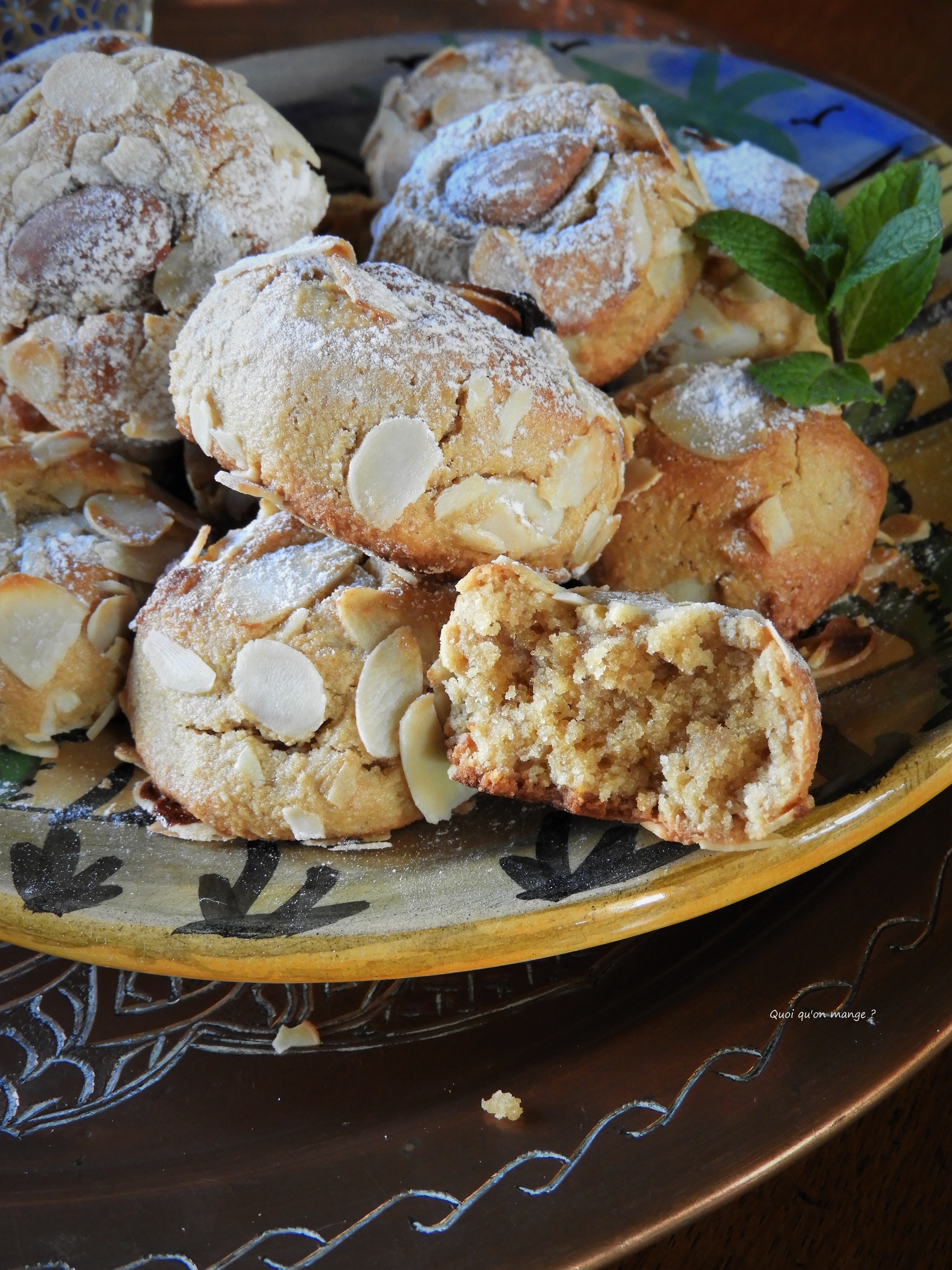Boules d'amande à la fleur d'oranger