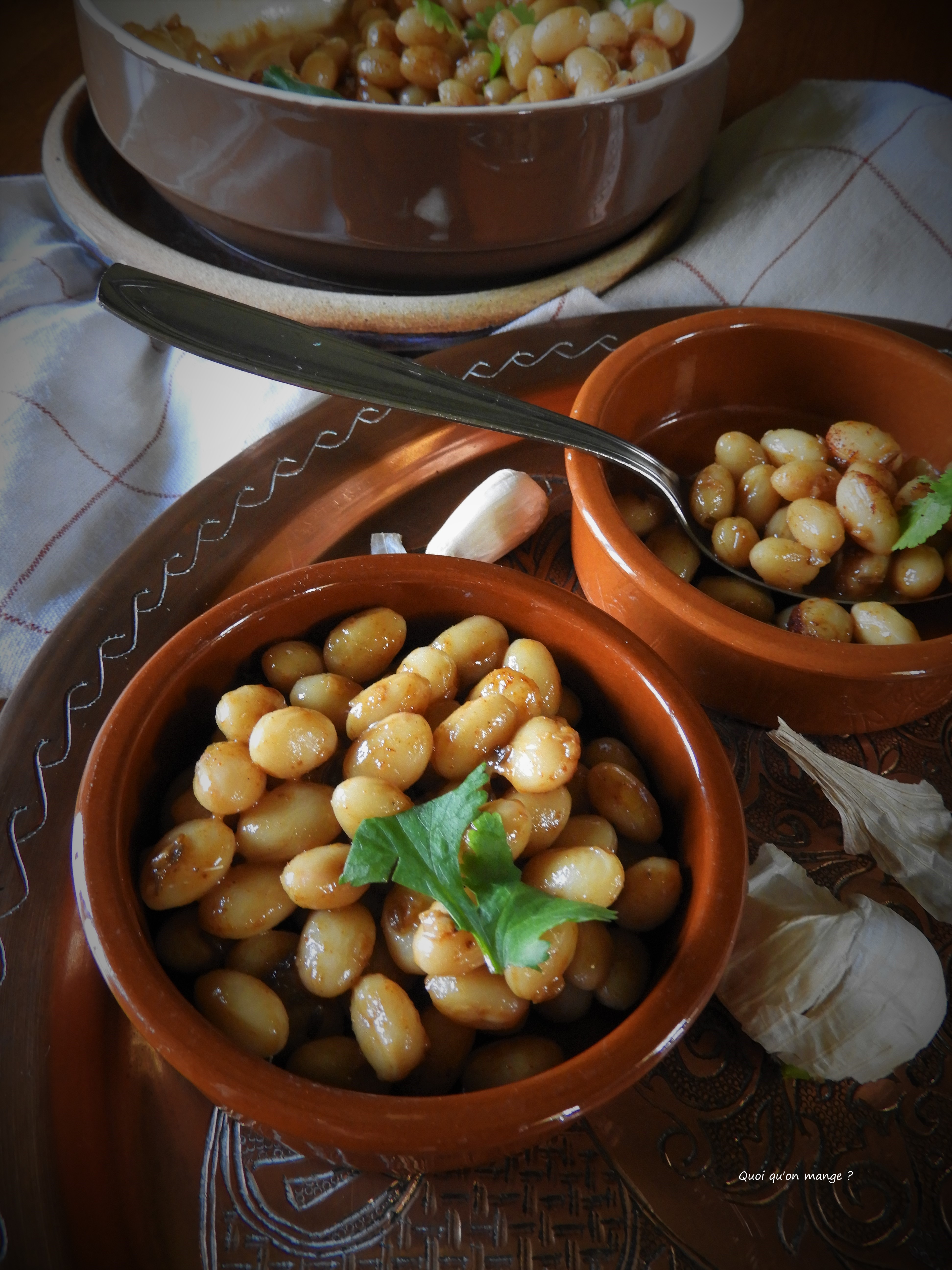 Loubia Hamra, haricots coco à la marocaine