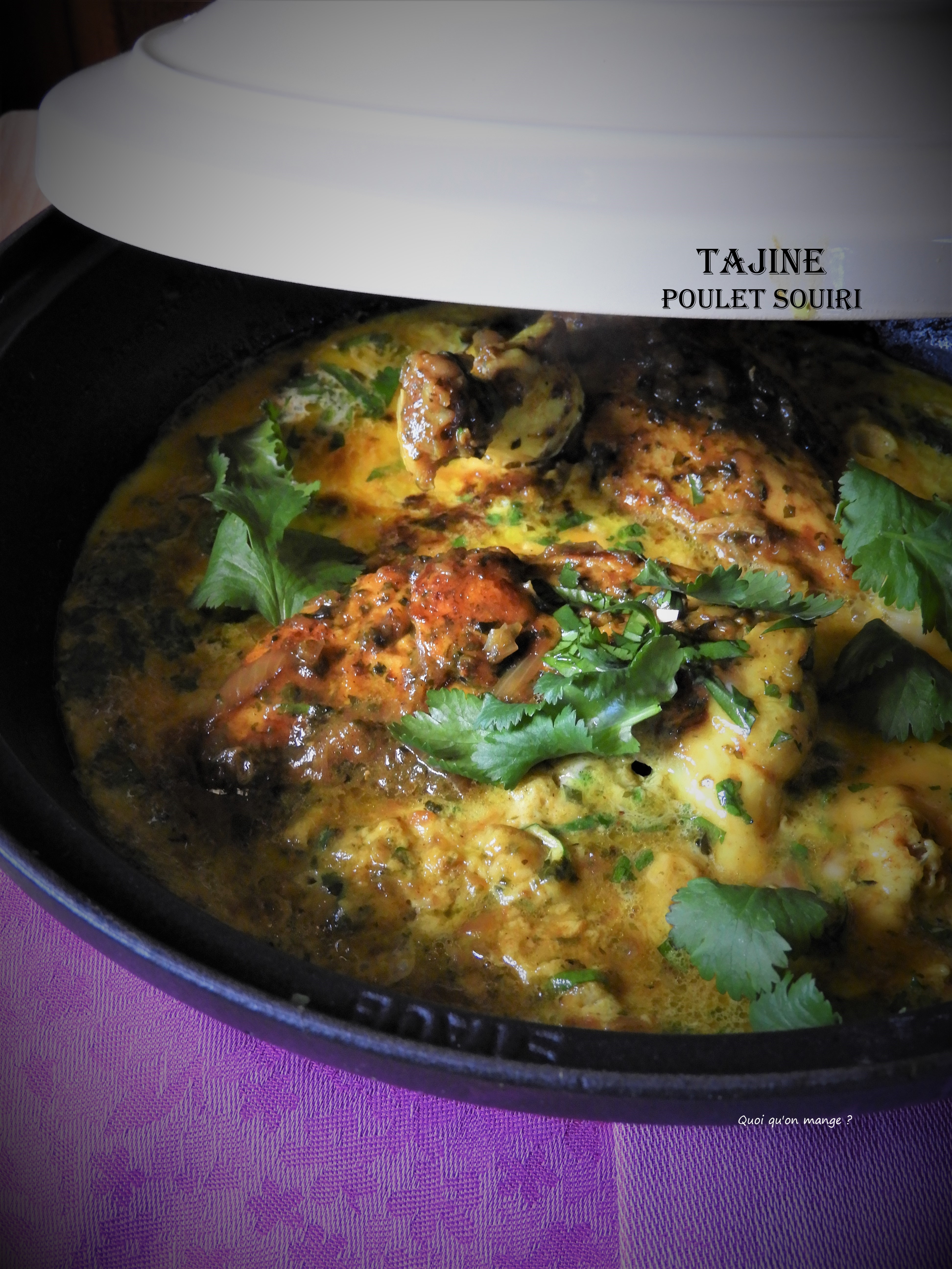 Tajine de poulet&nbsp;Souiri