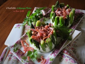 Little Charlotte d&rsquo;asperges vertes au bacon&nbsp;grillé