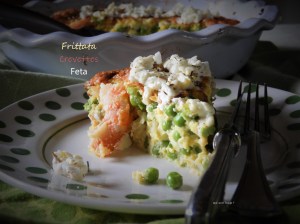 Frittata crevettes et&nbsp;feta