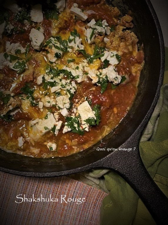 Shakshuka rouge tomate
