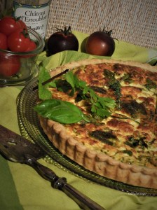 Tarte aux herbes du jardin