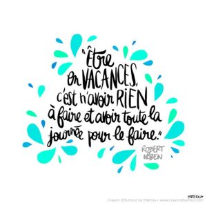 Le blog s’accorde quelques vacances