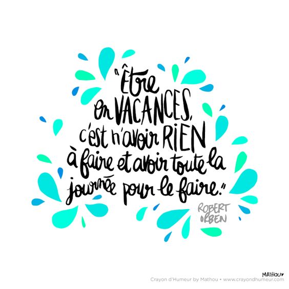 Le blog s&rsquo;accorde quelques&nbsp;vacances