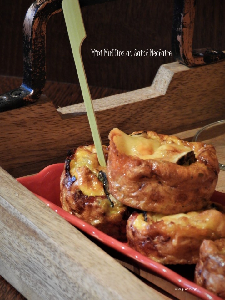 Mini muffins au Saint Nectaire