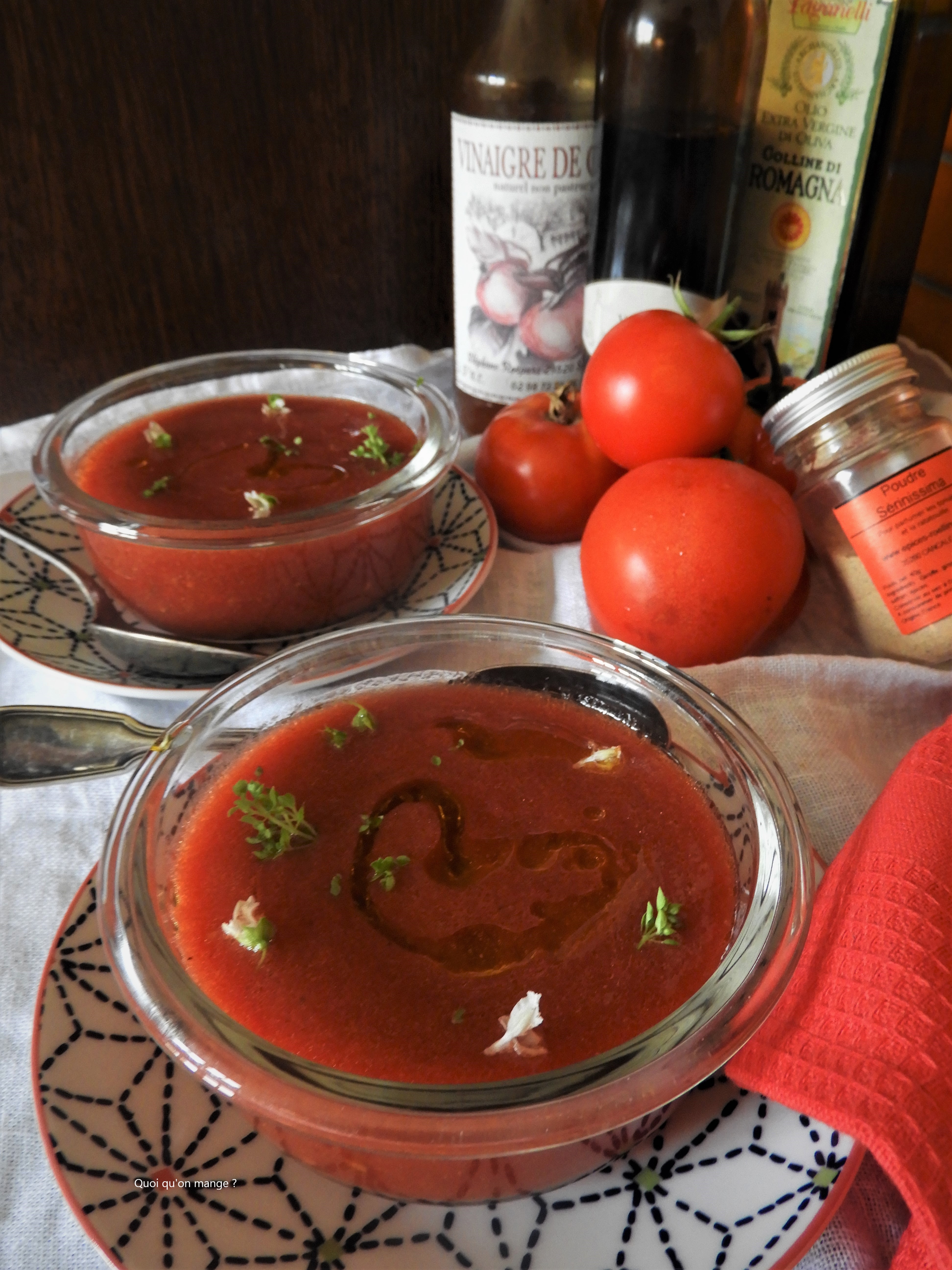 Gaspacho de tomates