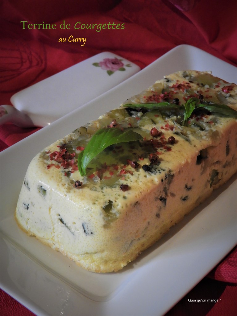 Terrine de courgettes au curry