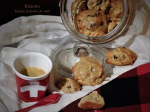 Biscuits aux raisins et aux épices de&nbsp;Noël