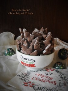 Mon beau sapin, sablé de Noël chocolaté et&nbsp;épicé