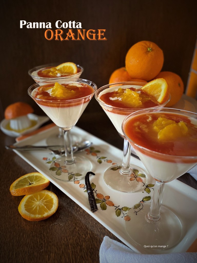 Panna Cotta à l'orange