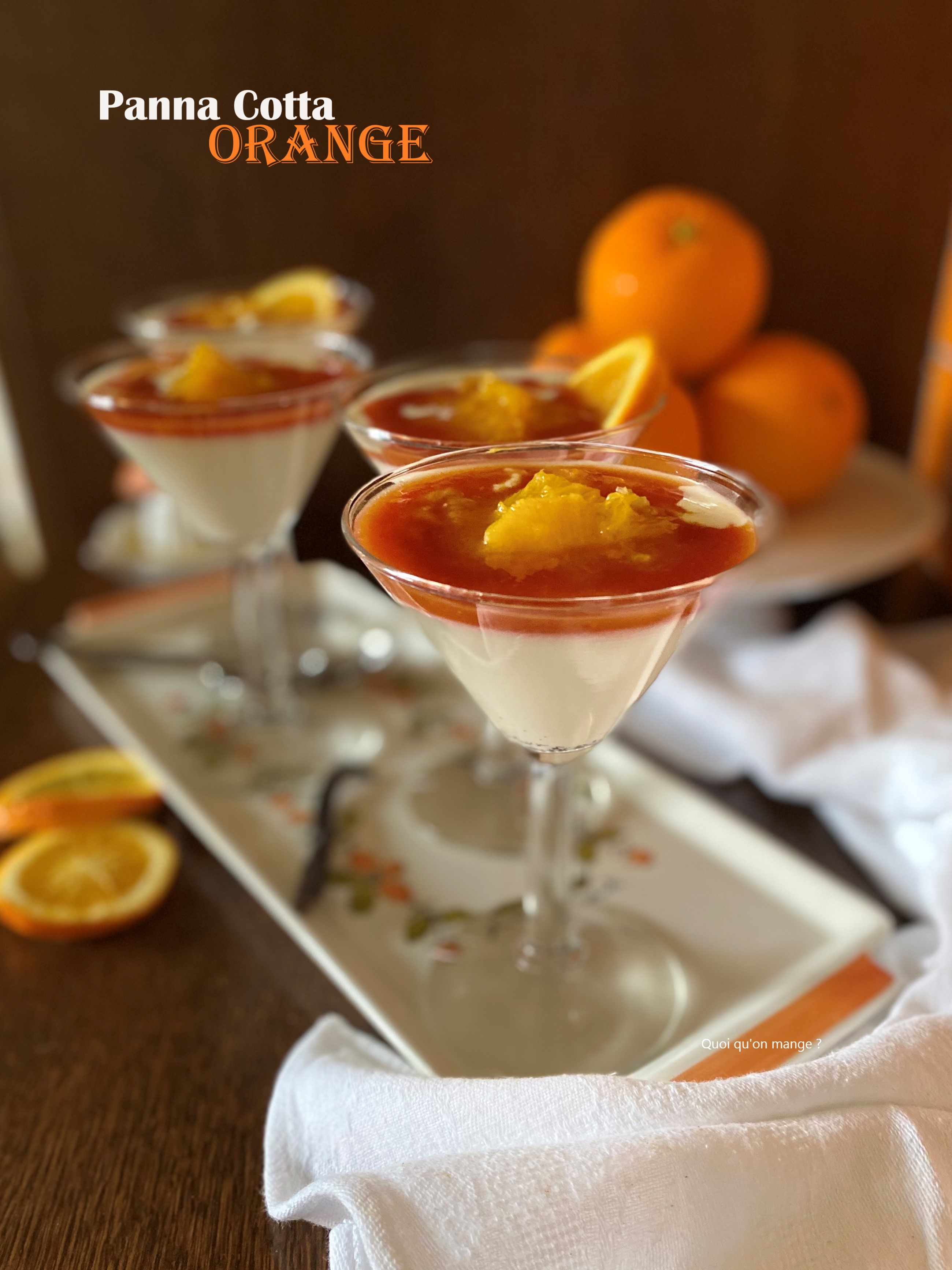 Panna Cotta à l'orange