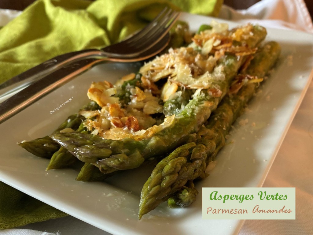 Asperges vertes rôties au&nbsp;parmesan