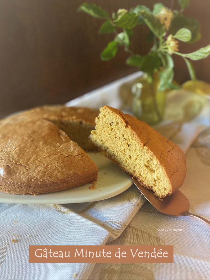 Gâteau minute de Vendée