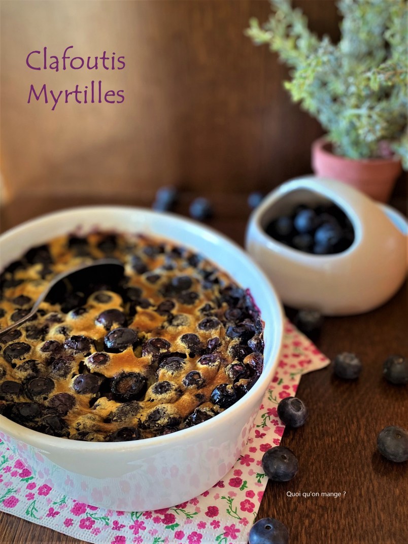 Clafoutis aux myrtilles