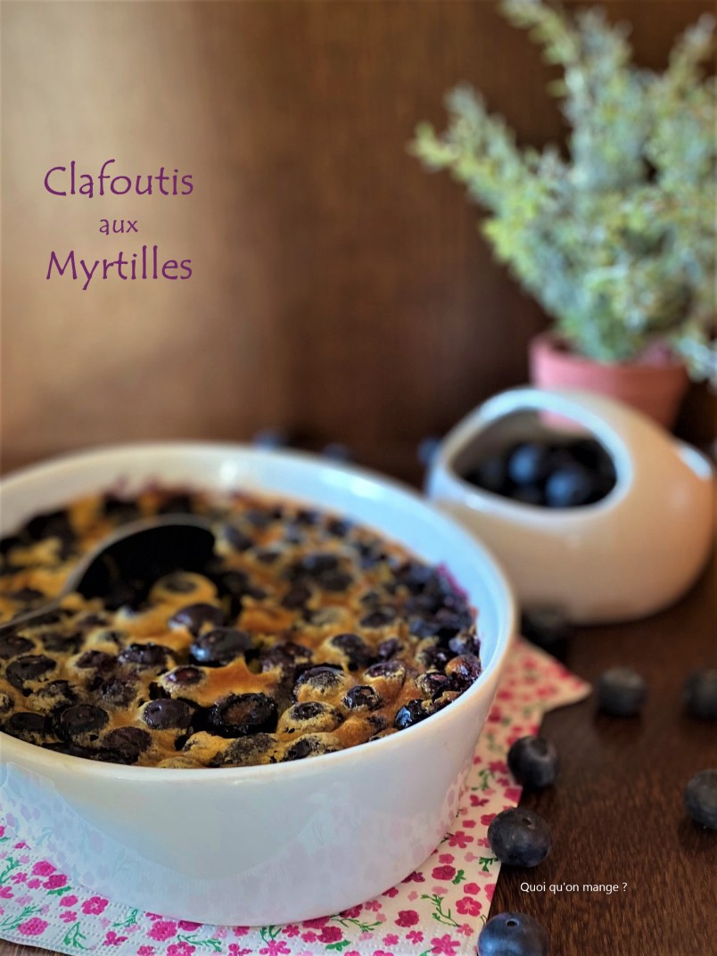Clafoutis aux myrtilles
