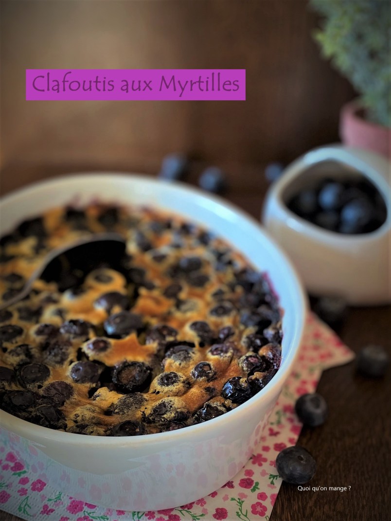 Clafoutis aux myrtilles