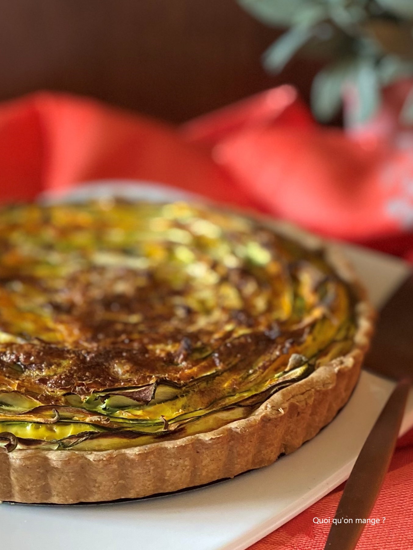 Tarte spirale aux légumes