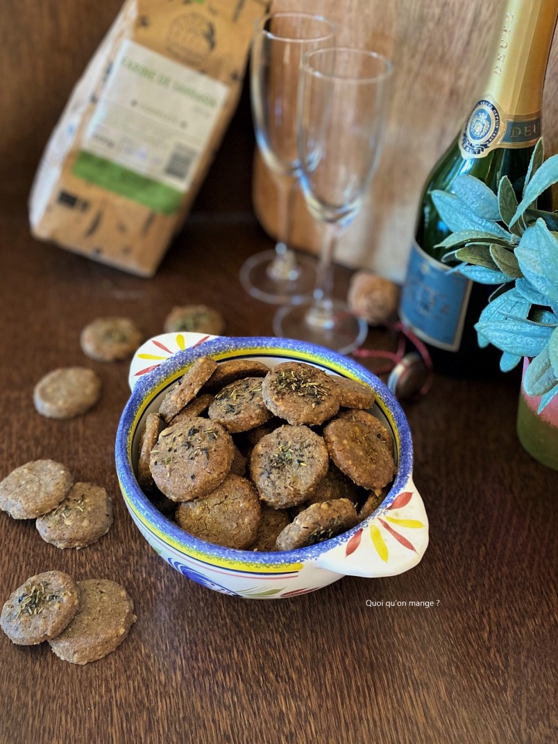 Sablés apéritifs au sarrasin