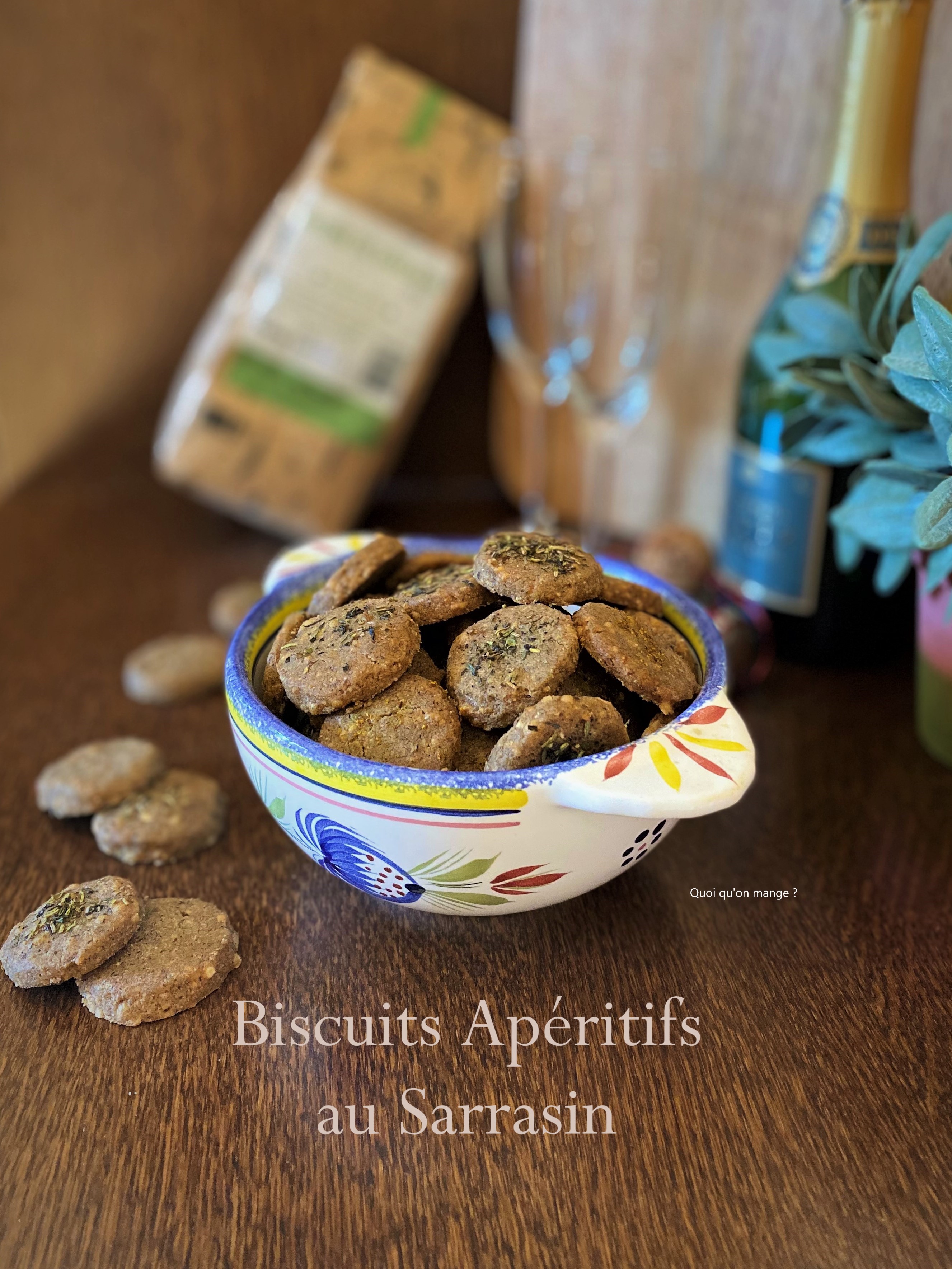 Sablés apéritifs au&nbsp;sarrasin