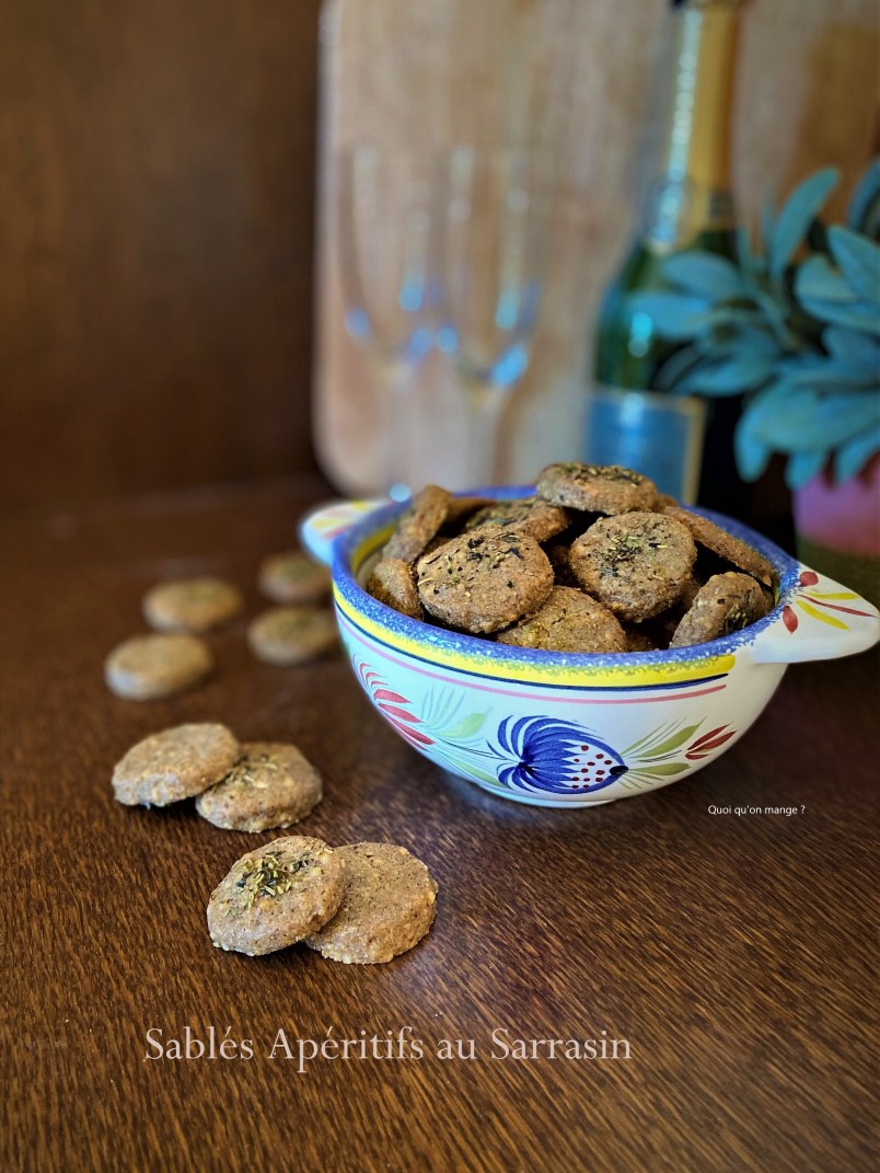 Sablés apéritifs au sarrasin