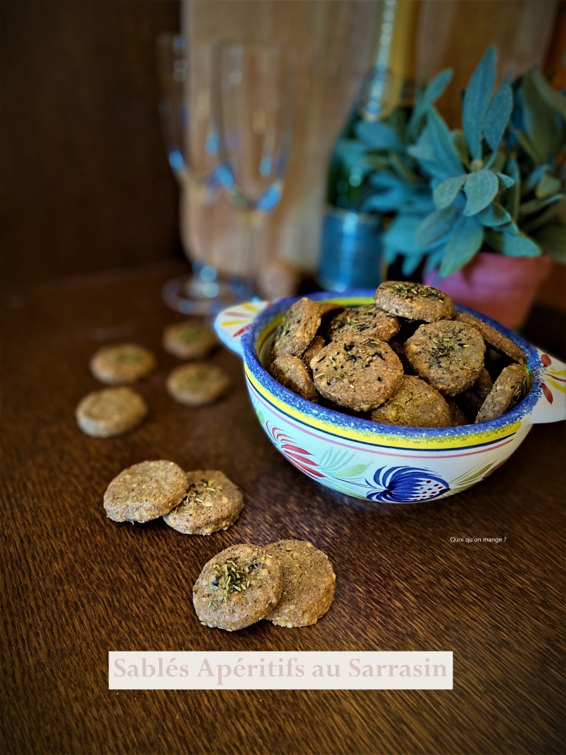 Sablés apéritifs au sarrasin