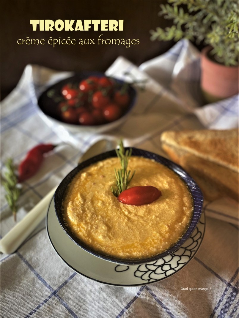 Tirokafteri, crème épicée aux fromages