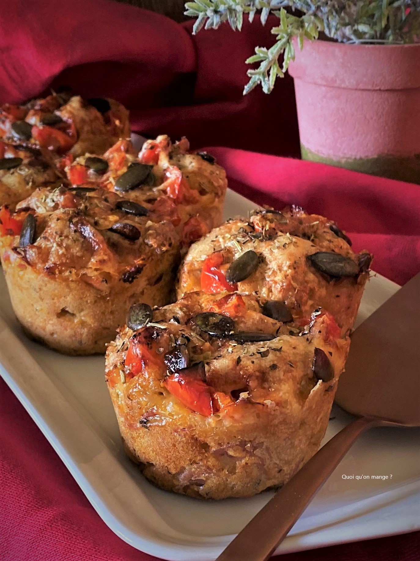 Muffins façon pizza