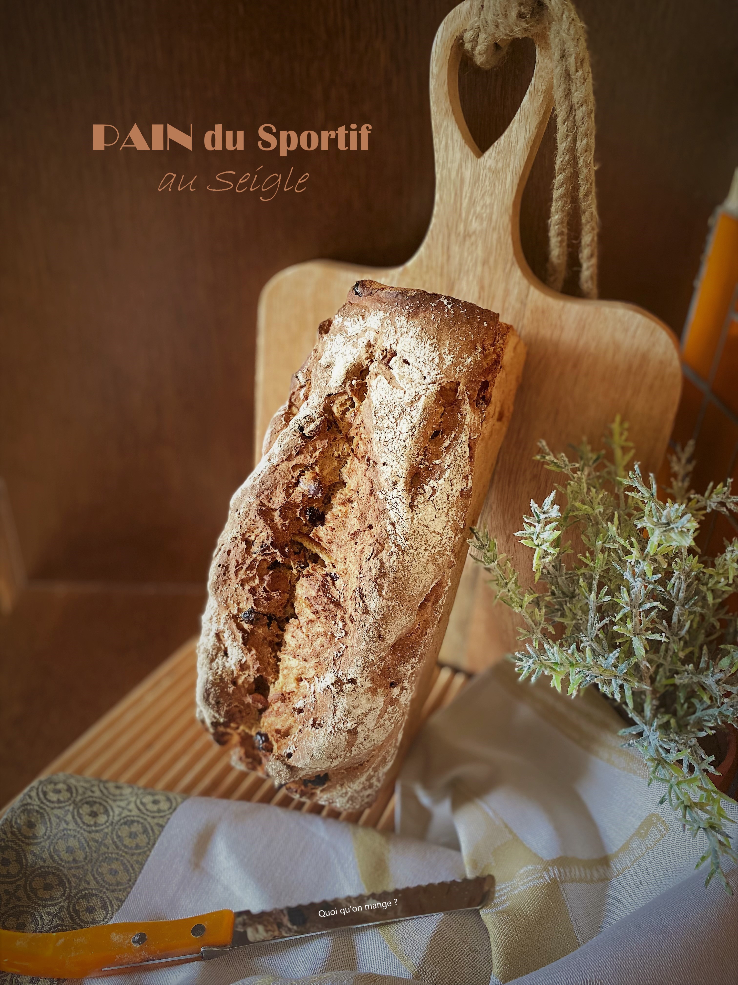 Pain du sportif au&nbsp;seigle