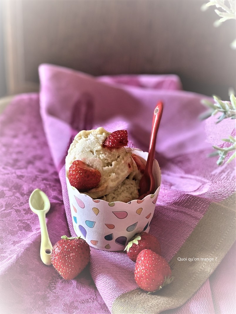 Sorbet à la rhubarbe du jardin