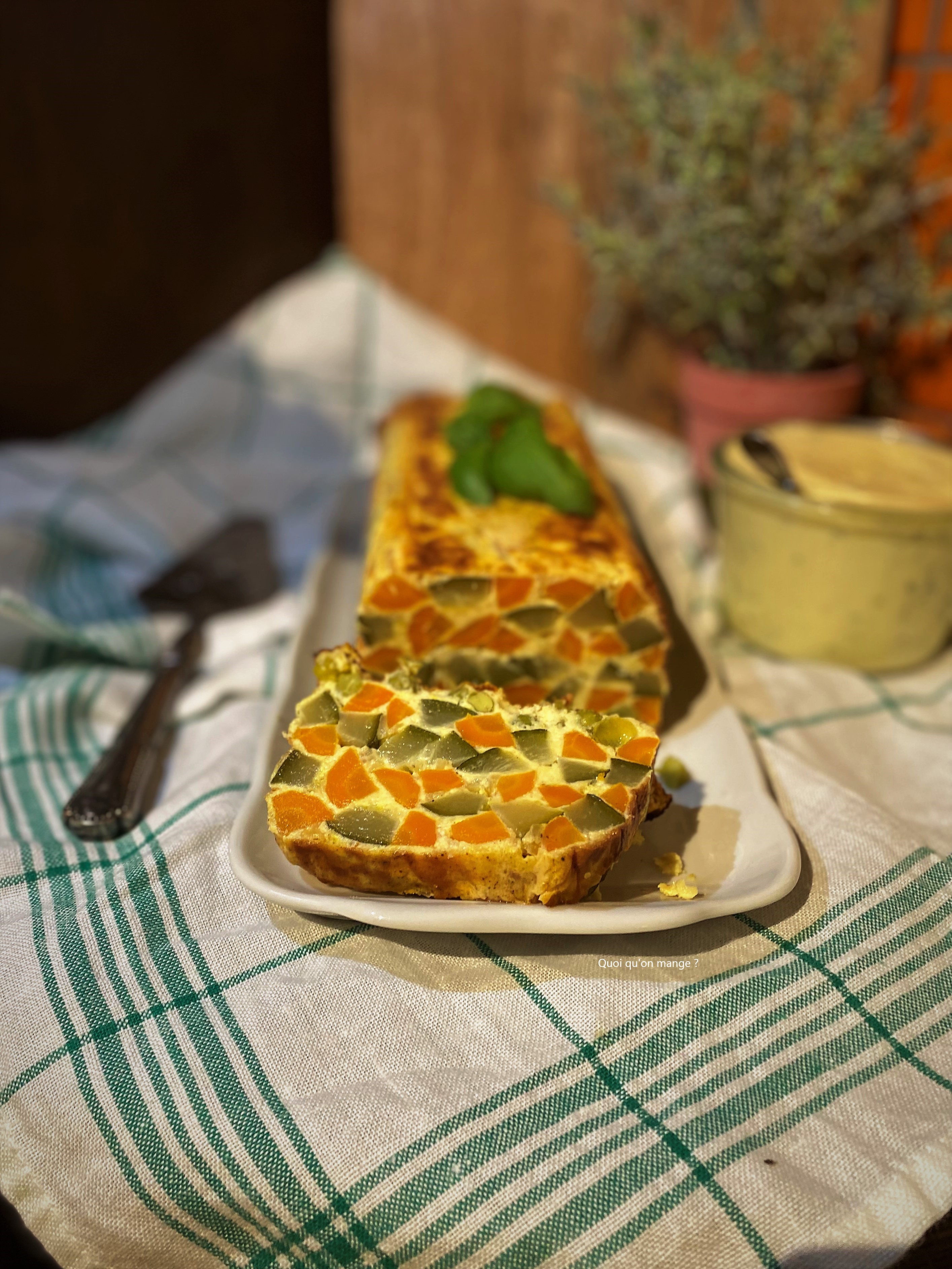 Terrine de carottes et de courgettes au curry Quoi Qu'on Mange