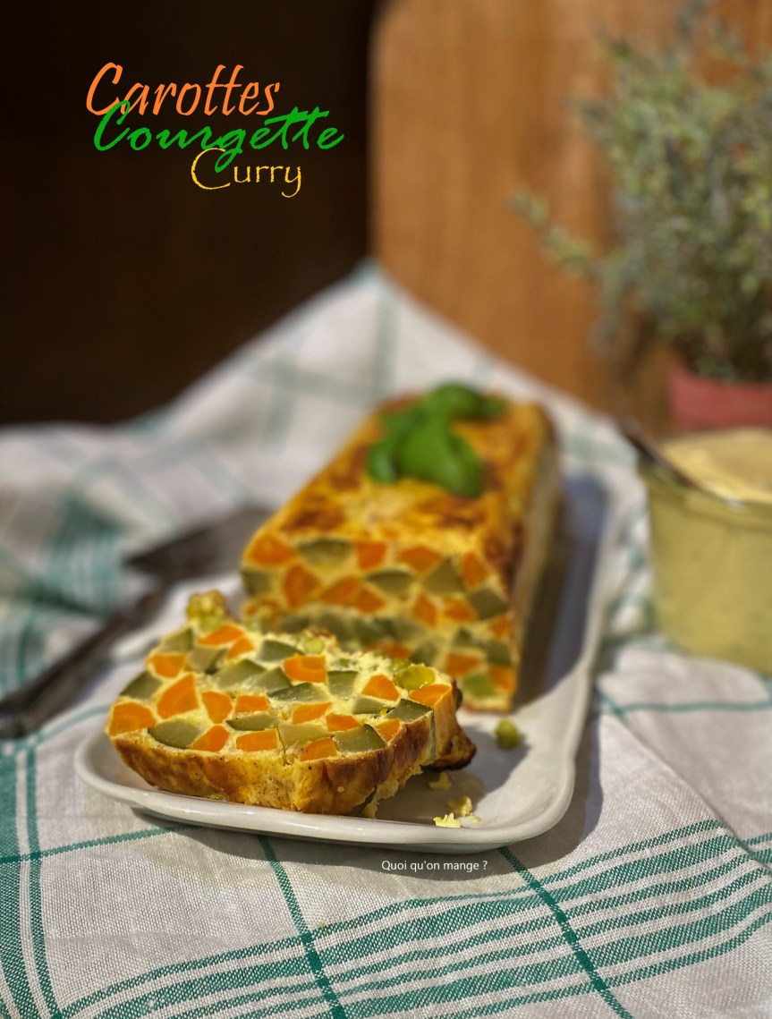 Terrine de carottes et courgette au curry