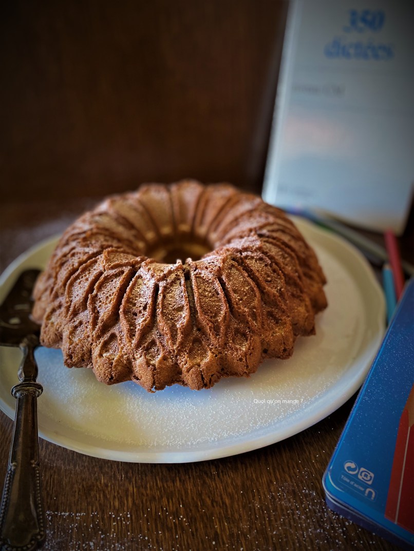 Quatre quarts au sucre roux, rhum & vanille