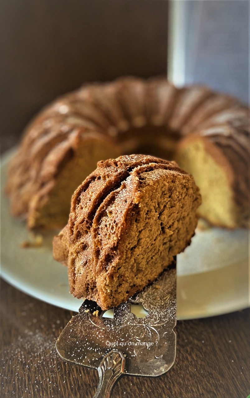 Quatre quarts au sucre roux, rhum & vanille