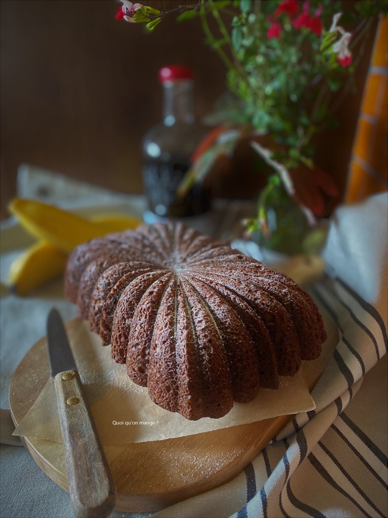 Banana Bread au sucre de coco et sirop d'érable