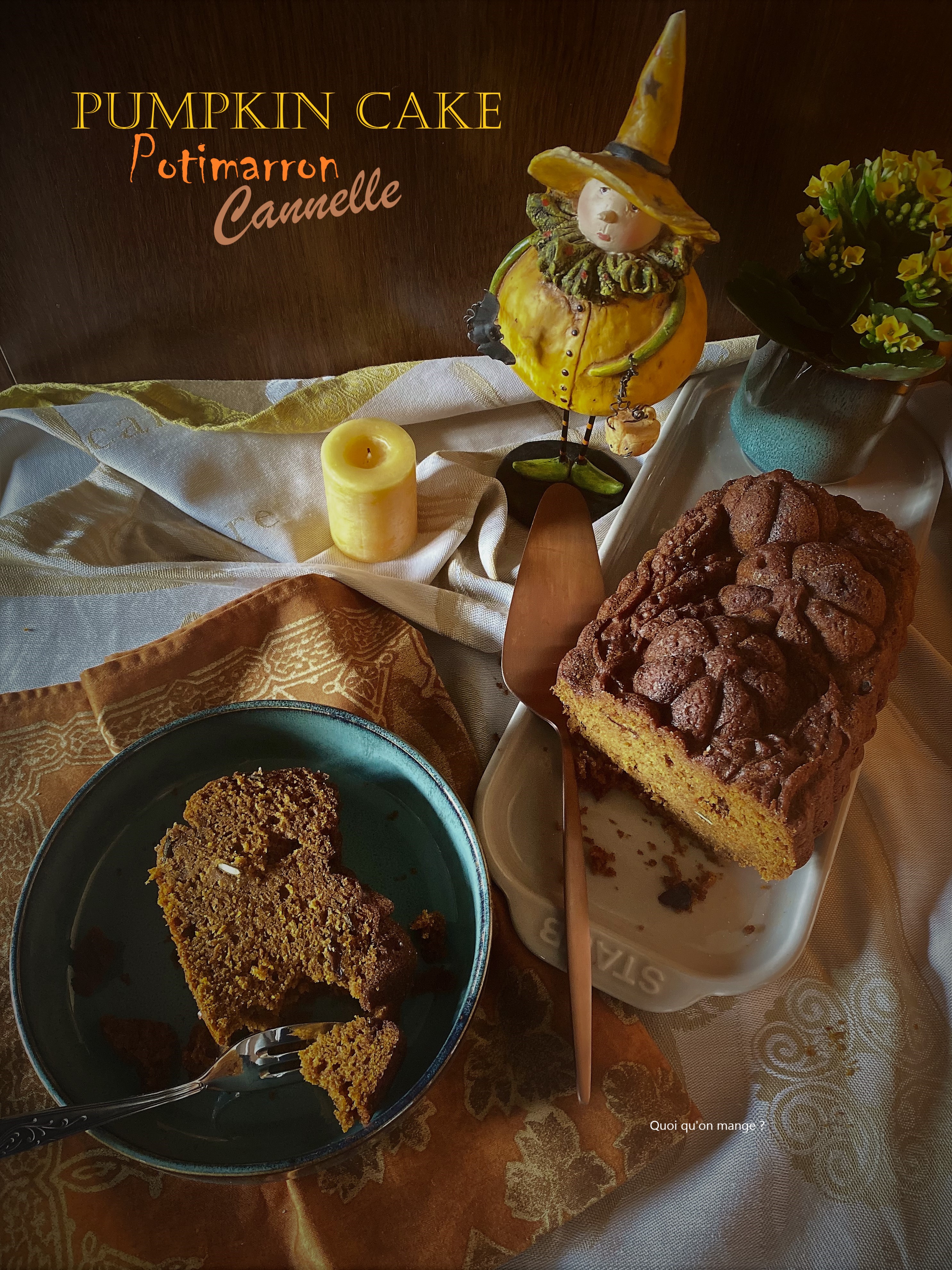 Pumpkin Cake, gâteau de potimarron à la&nbsp;cannelle