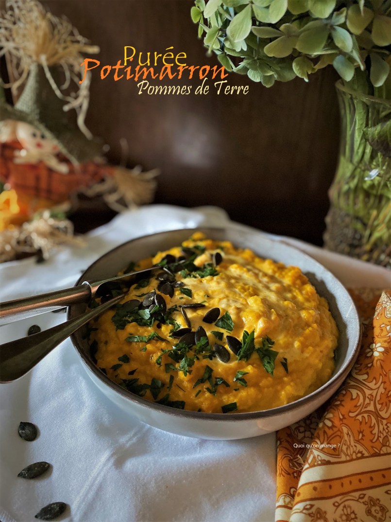 Purée de potimarron et pommes de terre