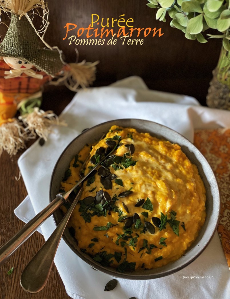 Purée de potimarron et pommes de terre