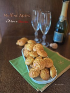 Mini bouchées au chèvre et chorizo