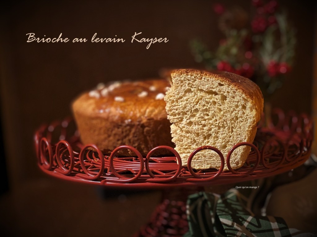 Brioche au levain Kayser