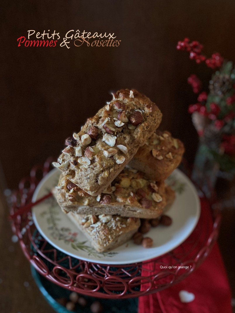 Petits Gâteaux aux Pommes et aux Noisettes