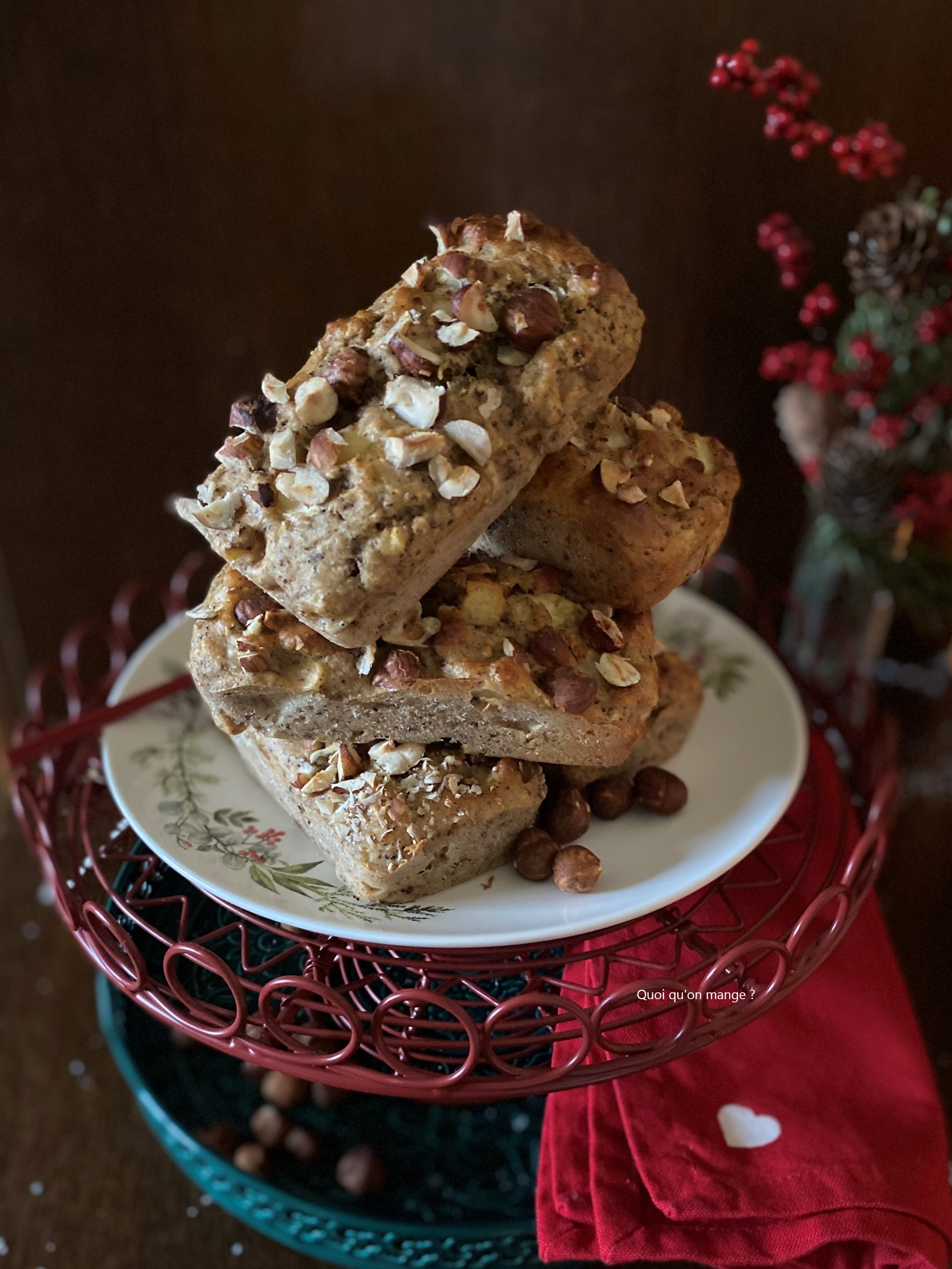 Petits Gâteaux aux Pommes et aux Noisettes