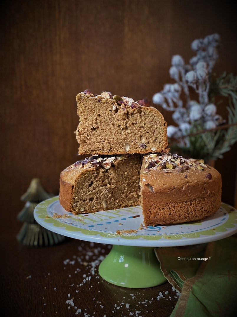 Moelleux pistache & noisette au bon goût de citron vert