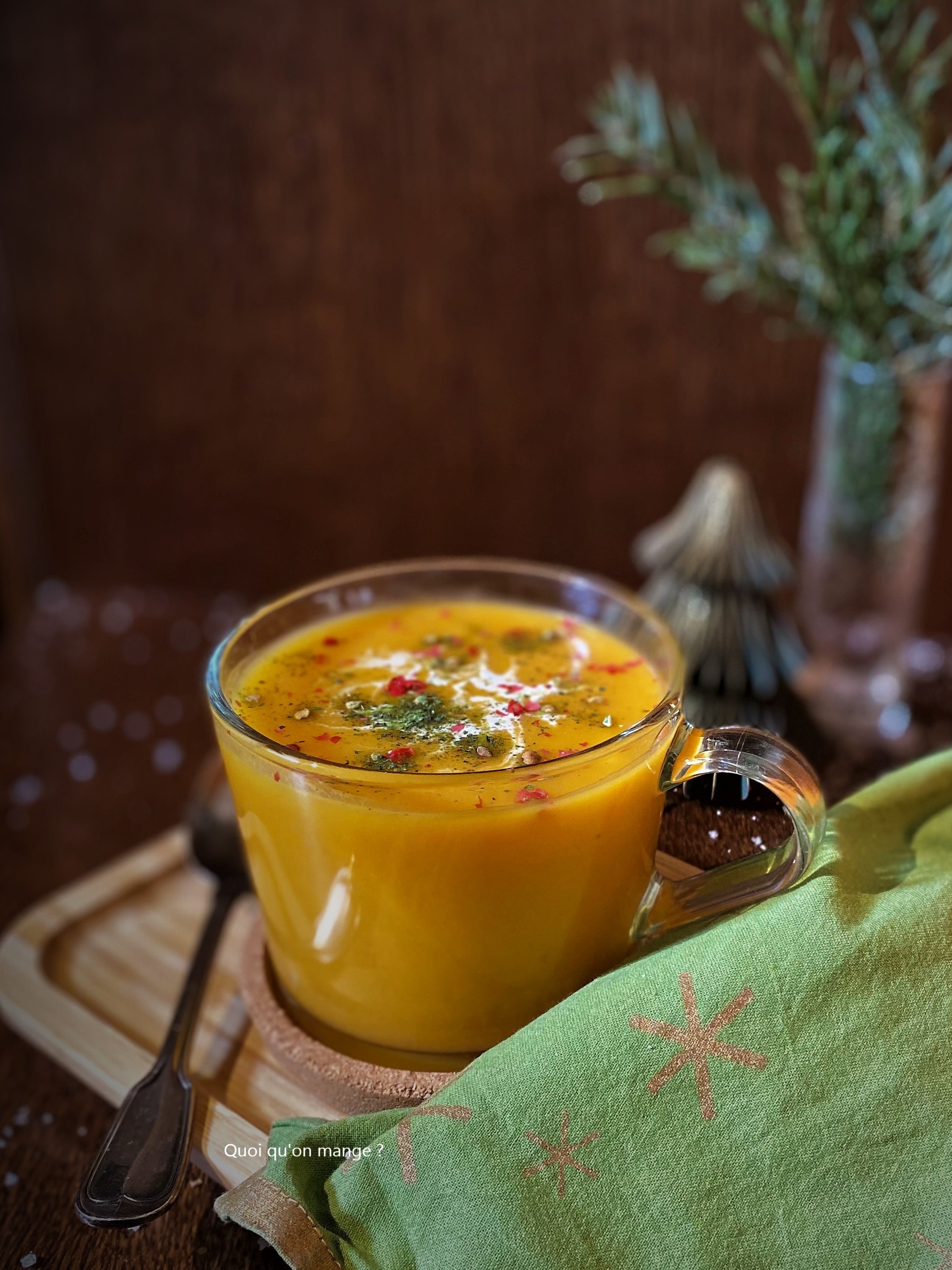 Soupe de Butternut à la Pomme Fruit