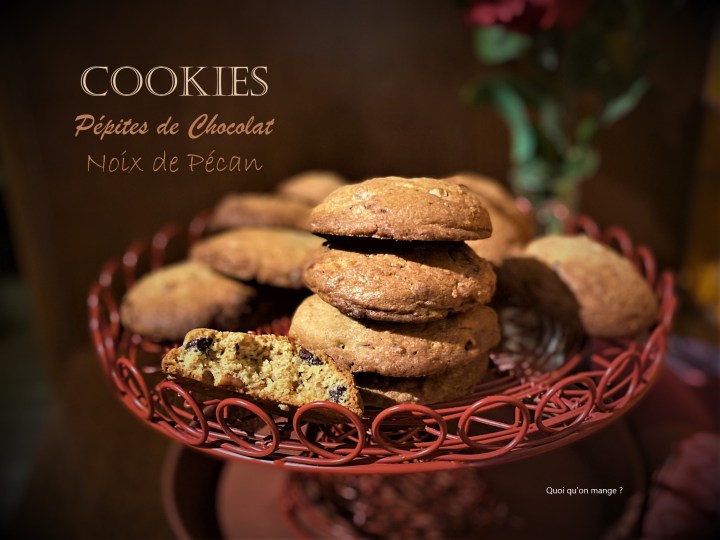Cookies aux pépites de chocolat et noix de&nbsp;pécan