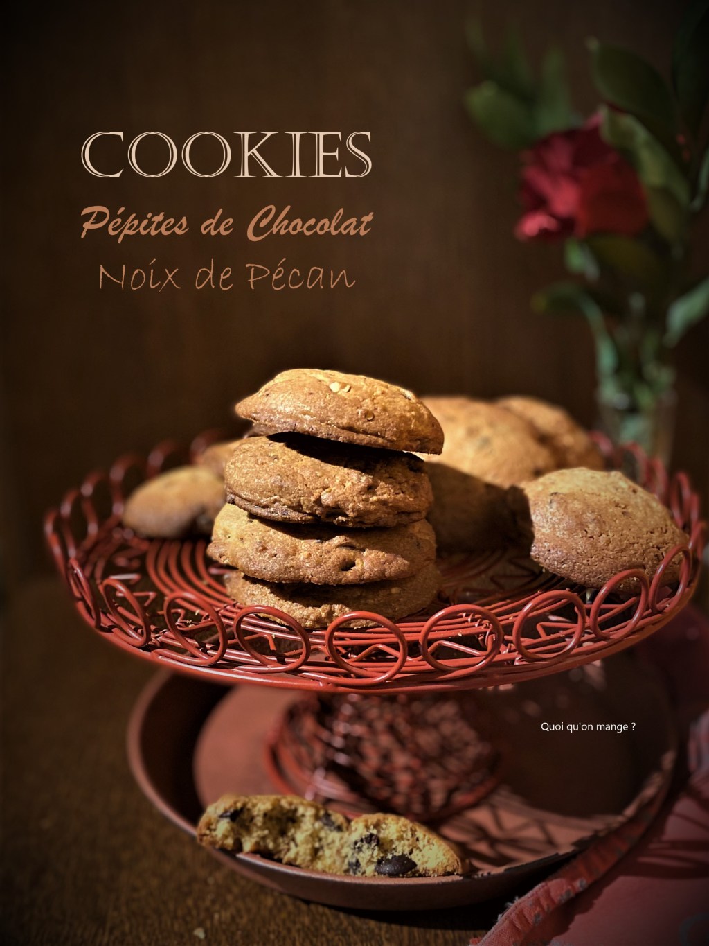Cookies aux pépites de chocolat et noix de pécan